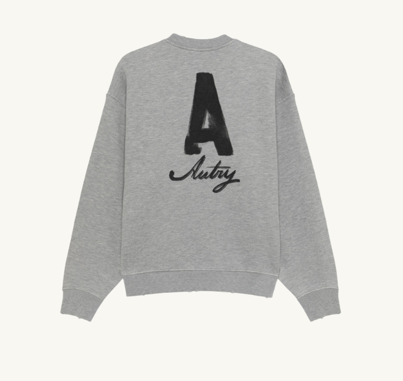 SUDADERA HERITAGE CON EFECTO USADO UNISEX GRIS